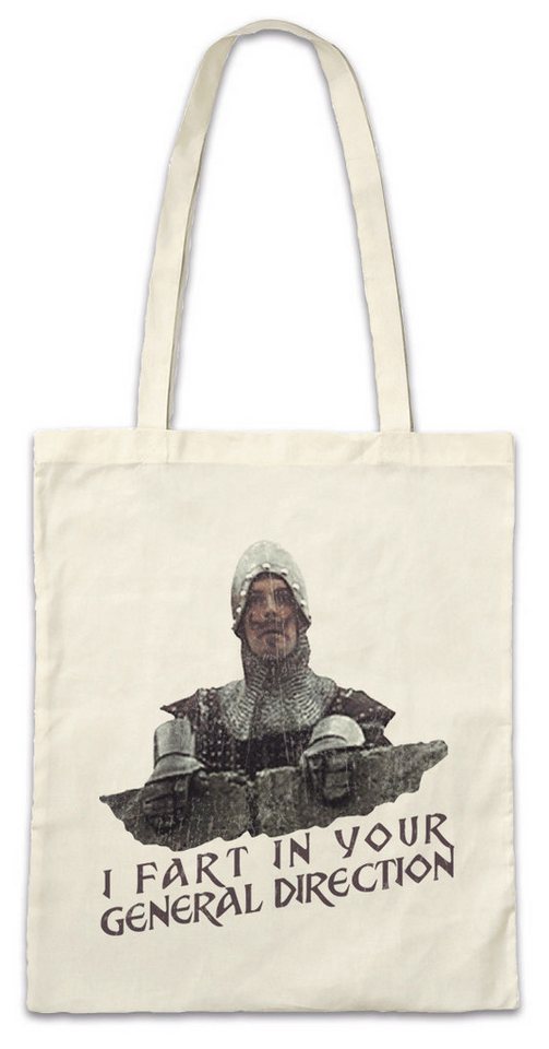 Urban Backwoods Beuteltasche I Fart In Your General Direction Stofftasche Monty Fun NI Python (1-tlg), Schwarzer Ritter Black Knights von Urban Backwoods