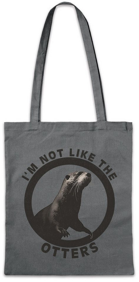 Urban Backwoods Beuteltasche I'm Not Like The Otters Stofftasche Others Wildlife lontra Nutria (1-tlg), Fischotter Seeotter Viral Meme von Urban Backwoods