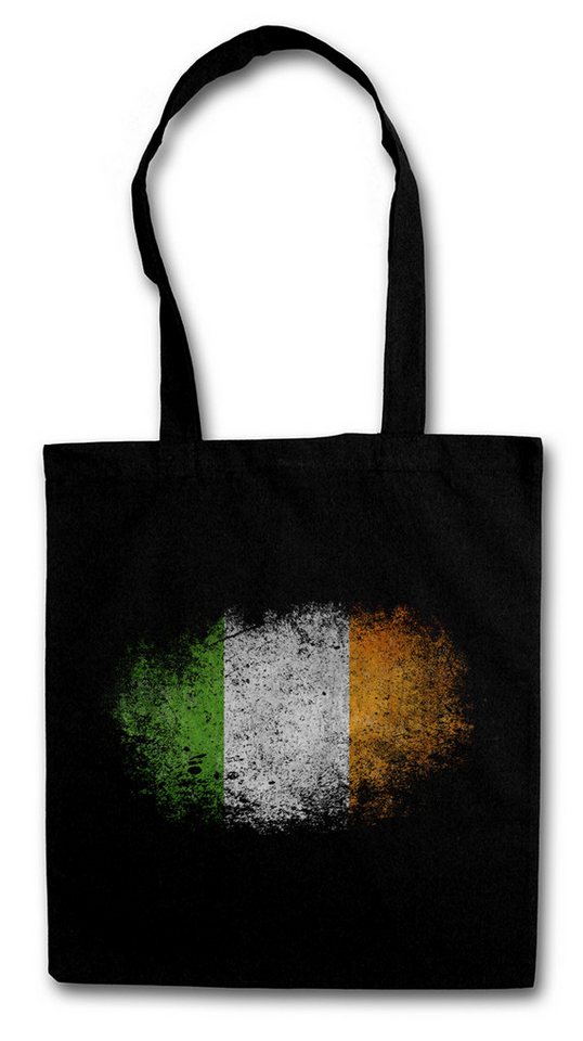 Urban Backwoods Beuteltasche Irish Flag Vintage Stofftasche Belfast Irland Ireland Kleeblatt Fahne (1-tlg), Flagge Irish Fighting Green von Urban Backwoods
