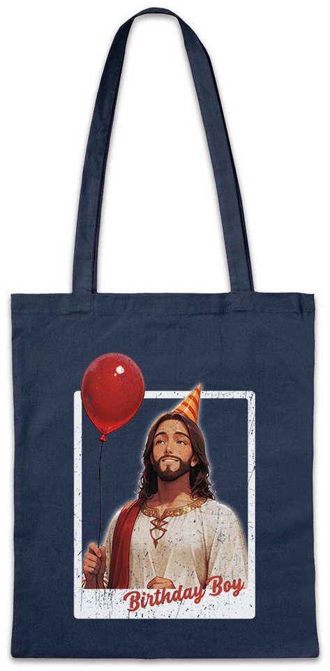 Urban Backwoods Beuteltasche Jesus Birthday Boy Stofftasche Holy Christus Christmas X-Mas (1-tlg), Weihnachten Merry Christ Santa von Urban Backwoods