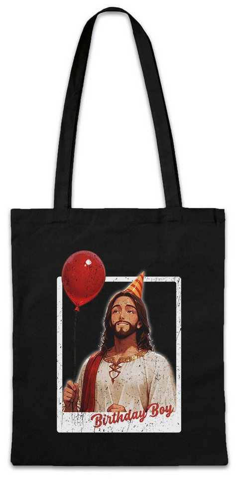 Urban Backwoods Beuteltasche Jesus Birthday Boy Stofftasche Holy Christus Christmas X-Mas (1-tlg), Weihnachten Merry Christ Santa von Urban Backwoods