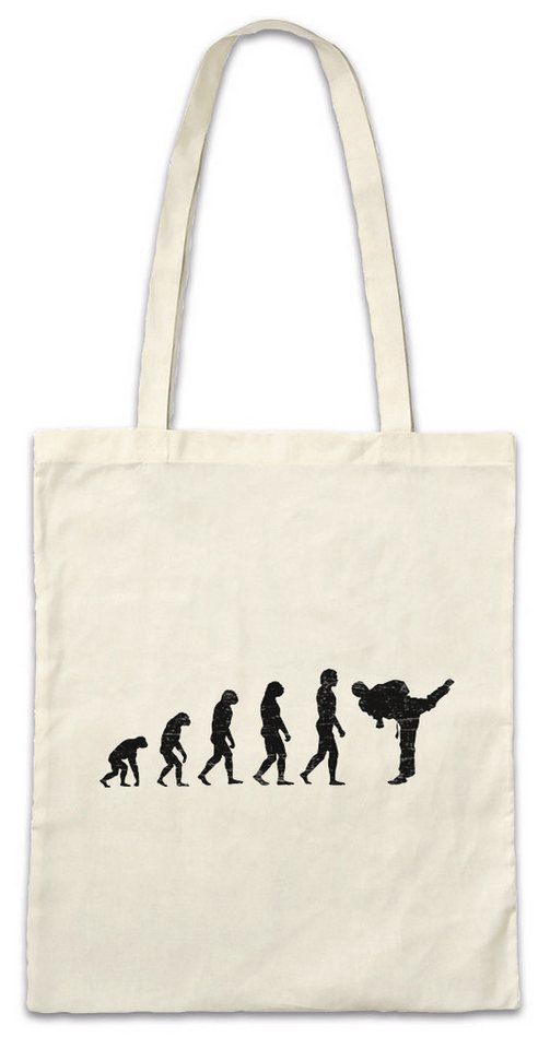 Urban Backwoods Beuteltasche Karate Evolution Stofftasche Kung Fu Martial Arts Teakwondo Kid (1-tlg), Kampfsport Personal Coach Curls von Urban Backwoods