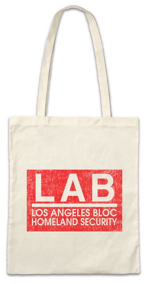 Urban Backwoods Beuteltasche Lab Logo Stofftasche Red Hats The Los Angeles Bloc Colony Homeland (1-tlg), Security Patch Symbol Sign von Urban Backwoods