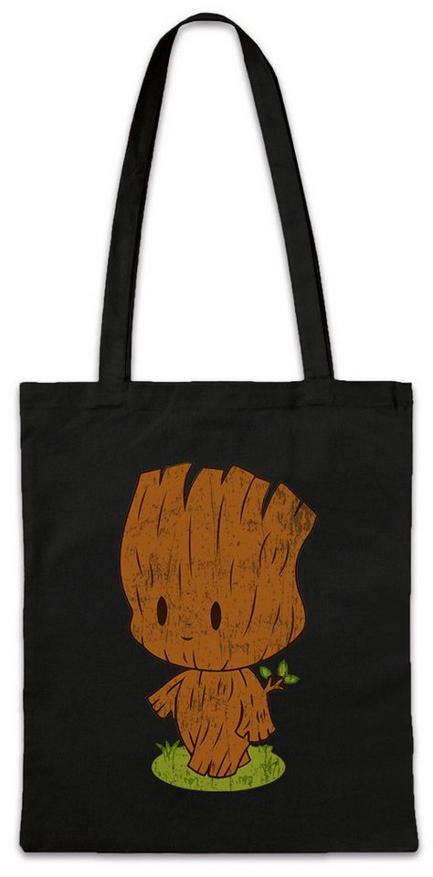 Urban Backwoods Beuteltasche Little Groot Stofftasche Guardians Fun Crossover Shirt Movie Comic (1-tlg), Baby Tree Baum Galaxy von Urban Backwoods