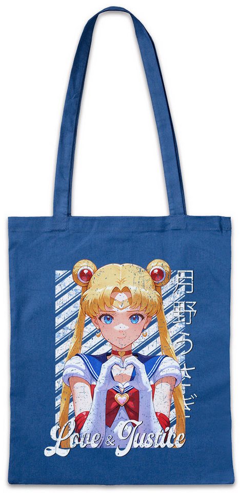 Urban Backwoods Beuteltasche Love And Justice Stofftasche Anime Sailor Girl Usagi Tsukino Princess (1-tlg), Serenity Moon Wild Rabbit von Urban Backwoods