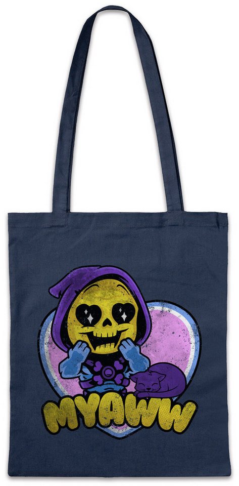 Urban Backwoods Beuteltasche Myaww Stofftasche Masters He Comic Retro 80s Universe Man Sword Power (1-tlg), Grayskull Cartoon Retro Eighties von Urban Backwoods