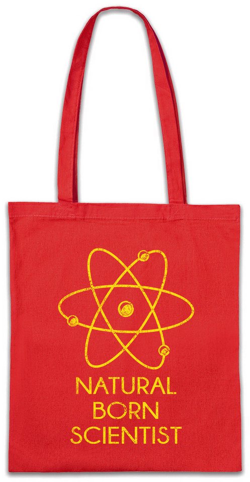 Urban Backwoods Beuteltasche Natural Born Scientist Stofftasche Lehrer Fun Teacher Professor Nerd (1-tlg), Geek Science Professor Uni von Urban Backwoods