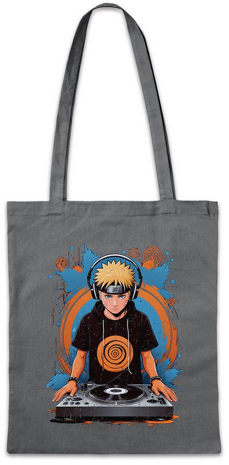 Urban Backwoods Beuteltasche Ninja DJ Stofftasche Shinobi System Anime Naruto Music Musik Dattebayo (1-tlg), Sakura Haruno Anime Sasuke von Urban Backwoods