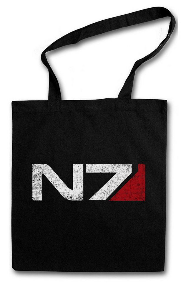 Urban Backwoods Beuteltasche Normandy Logo Stofftasche Mass Commander Shepard Cerberus Abzeichen (1-tlg), Effect N7 Symbol Zeichen von Urban Backwoods