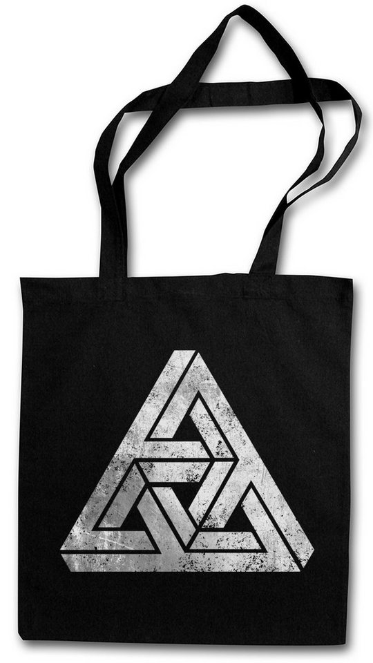 Urban Backwoods Beuteltasche Penrose Logo Sign III Stofftasche Big Geek Triangle Bang Freak TBBT (1-tlg), Theory Parkett Treppe Nerd von Urban Backwoods