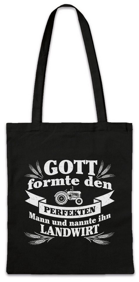 Urban Backwoods Beuteltasche Perfekter Mann Landwirt Stofftasche Bauer Bauernhof Land Traktor Acker (1-tlg), Farmer Beruf Fun von Urban Backwoods