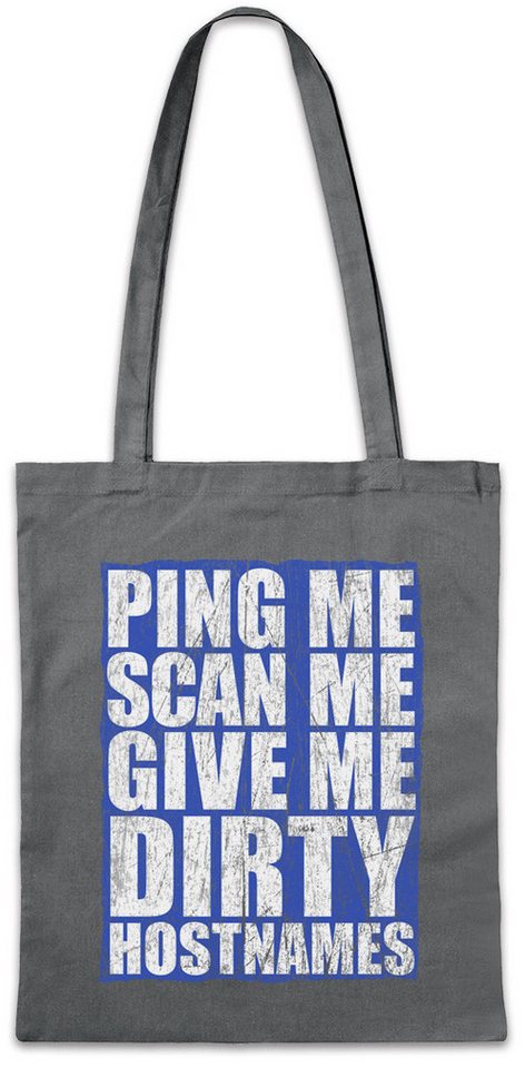 Urban Backwoods Beuteltasche Ping Me Scan Me Stofftasche Internet Programmierer PC IT Informatiker (1-tlg), Computer Science Admin Sysadmin von Urban Backwoods