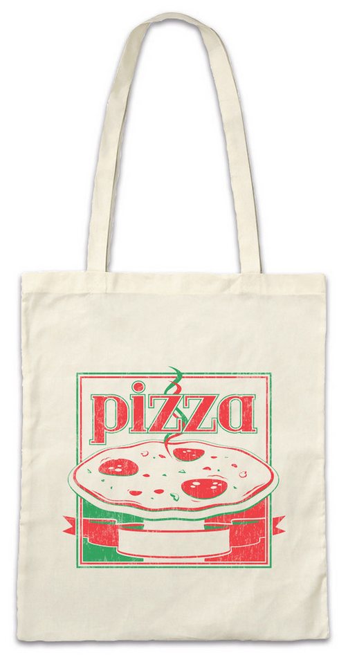 Urban Backwoods Beuteltasche Pizza Box III Stofftasche Italia Pizzabäcker Pizzeria Maker Fun (1-tlg), Italien Trattoria Symbol Zeichen von Urban Backwoods