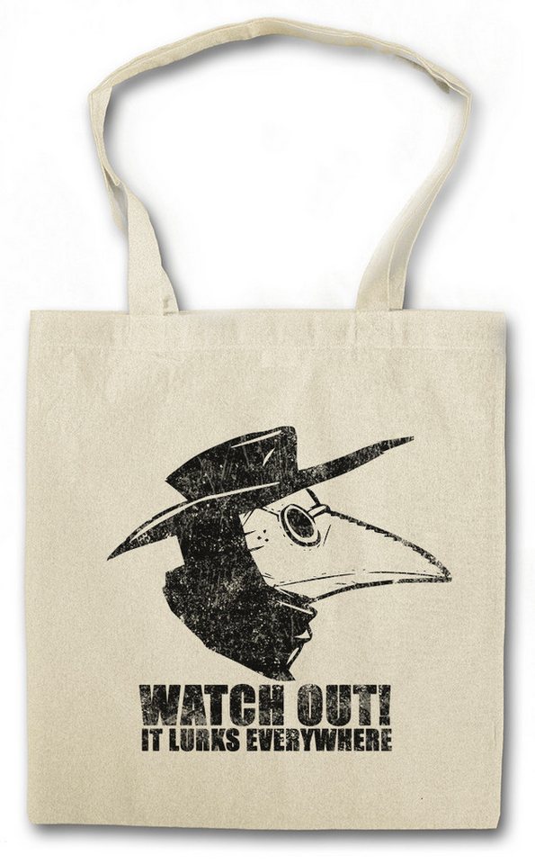 Urban Backwoods Beuteltasche Plague Doctor II Stofftasche Black Death The Plague Pest Beulenpest (1-tlg), Schwarzer Tod Maske Mask von Urban Backwoods