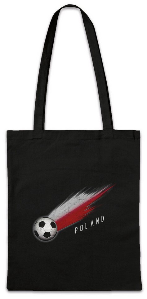 Urban Backwoods Beuteltasche Poland Football Comet I Stofftasche Polen Polnisch Polnische Fahne (1-tlg), Polish Fußball Fussball Komet von Urban Backwoods