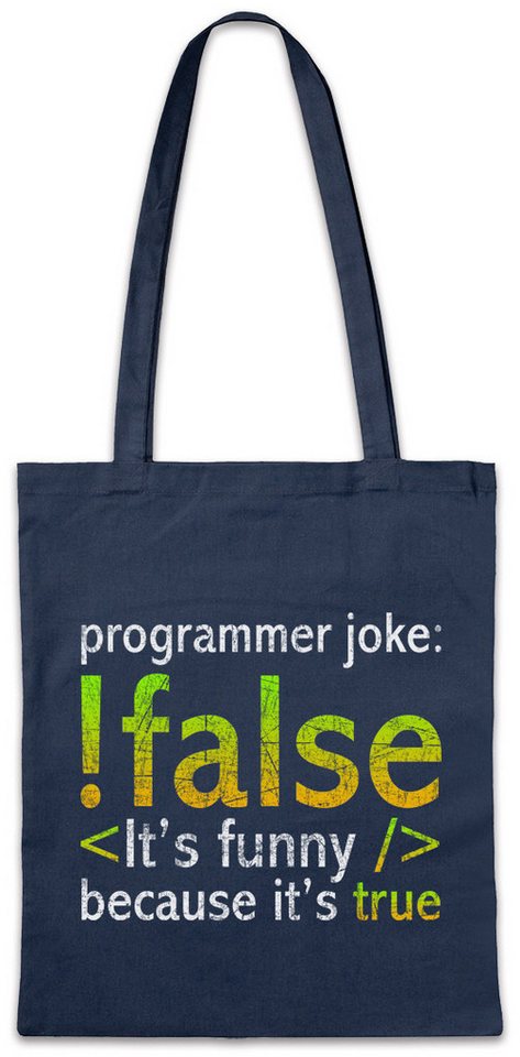 Urban Backwoods Beuteltasche Programmer Joke Stofftasche Informatiker Informatik Computer Science (1-tlg), Scientist Internet Fun Nerd von Urban Backwoods