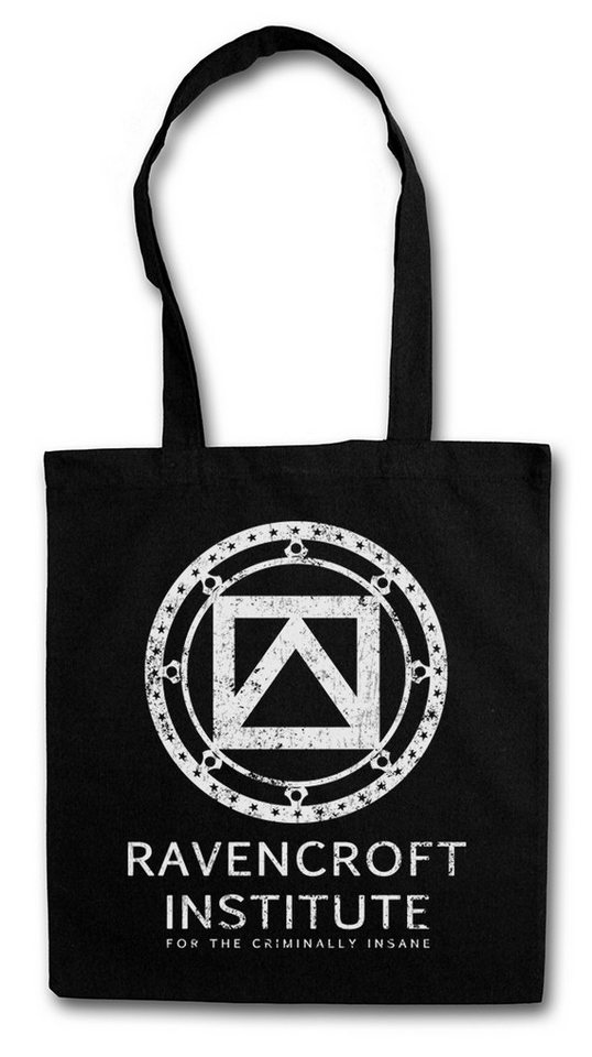 Urban Backwoods Beuteltasche Ravencroft Institute Logo Stofftasche Symbol Company Spider Osbourne (1-tlg), Amazing Elektro Man Cartoon von Urban Backwoods