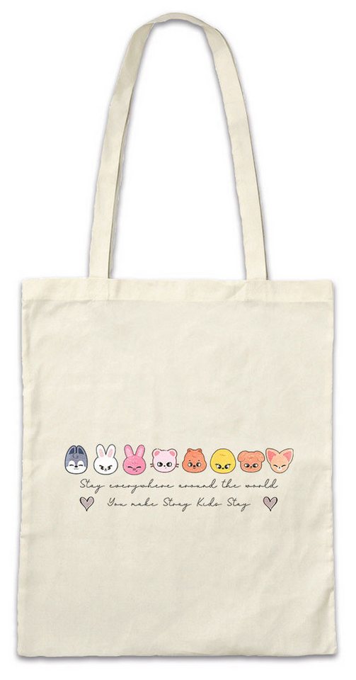 Urban Backwoods Beuteltasche Stay Pop 2 Stofftasche Musik Kids Kpop K-Pop 4th Generation Stray Boy (1-tlg), Group Idol Band Fandom von Urban Backwoods
