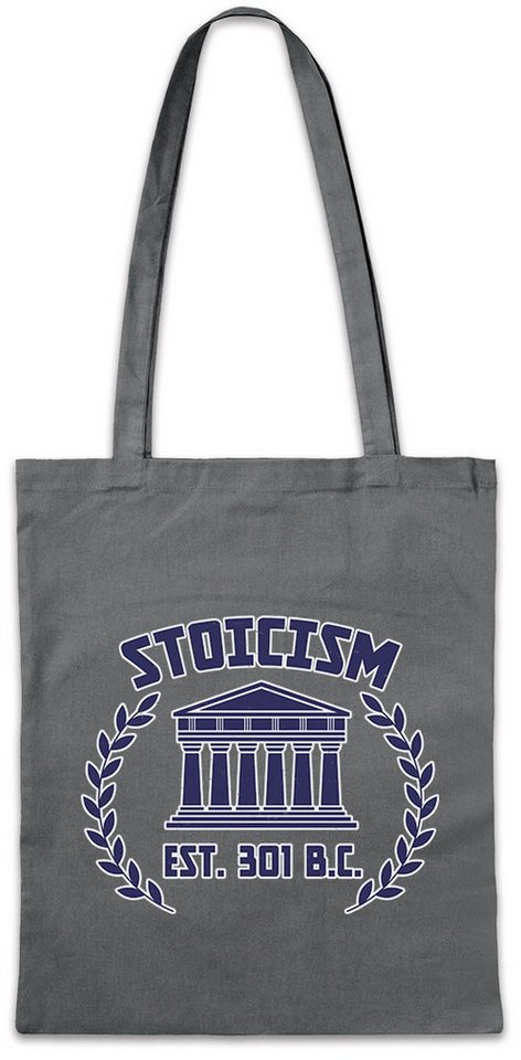 Urban Backwoods Beuteltasche Stoicism A Stofftasche Philosophie Stoizismus Stoa Philosoph Epiktet (1-tlg), Marcus Aurelius Seneca von Urban Backwoods