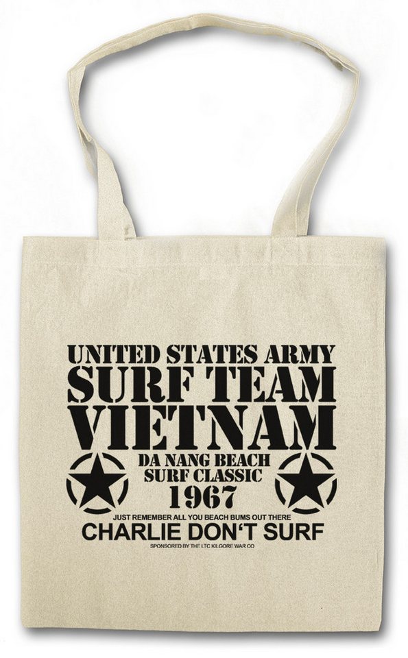 Urban Backwoods Beuteltasche Surf Team Vietnam II Stofftasche Apocalypse Now Da Nang Beach Vietnam (1-tlg), Fil Movie Army von Urban Backwoods