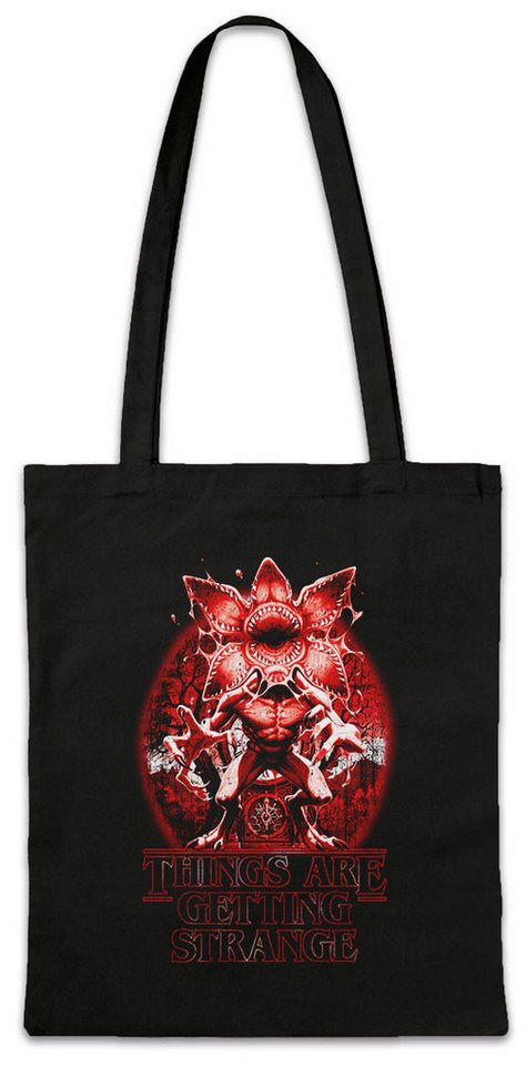 Urban Backwoods Beuteltasche Things Are Getting Strange Stofftasche Eleven 80s Eighties Stranger (1-tlg), Horror Joyce Jane Kids von Urban Backwoods