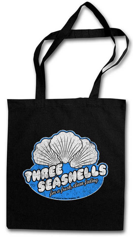 Urban Backwoods Beuteltasche Three Seashells Stofftasche Demolition Drei Muscheln Toilette Klo (1-tlg), Toilett Man Movie Film von Urban Backwoods