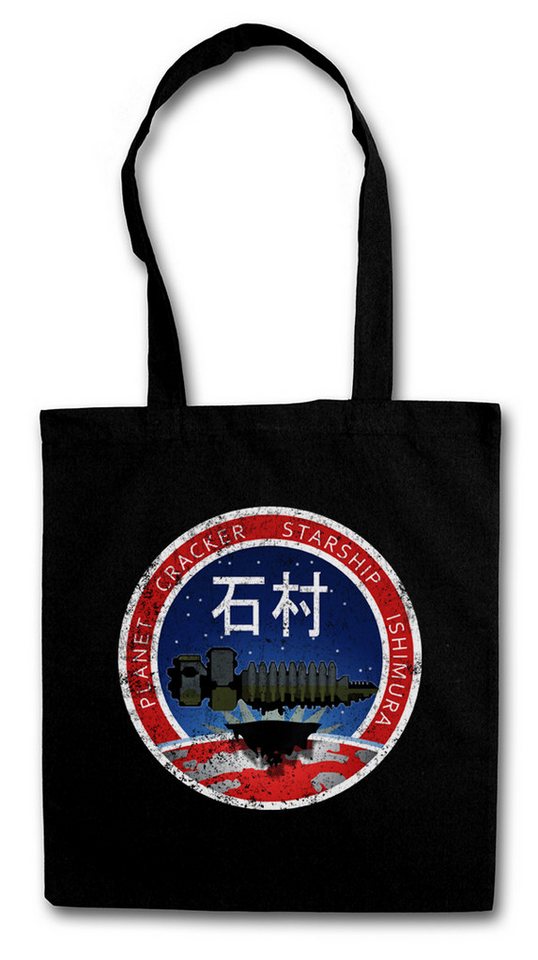 Urban Backwoods Beuteltasche Vintage Planet Cracker Starship Ishimura StofftascheDead Logo Space (1-tlg), Nerd Freak Scifi Horror von Urban Backwoods