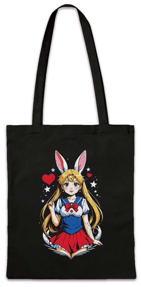 Urban Backwoods Beuteltasche Wild Anime Moon Rabbit Stofftasche Anime Sailor Girl Usagi Tsukino (1-tlg), Princess Serenity Wild Rabbit von Urban Backwoods