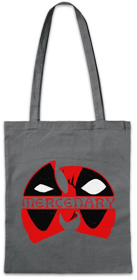 Urban Backwoods Beuteltasche Wu Mercenary Stofftasche Symbol Superhero Comic Movie Logo Sign (1-tlg), Deadpool Tang Kult Maske von Urban Backwoods