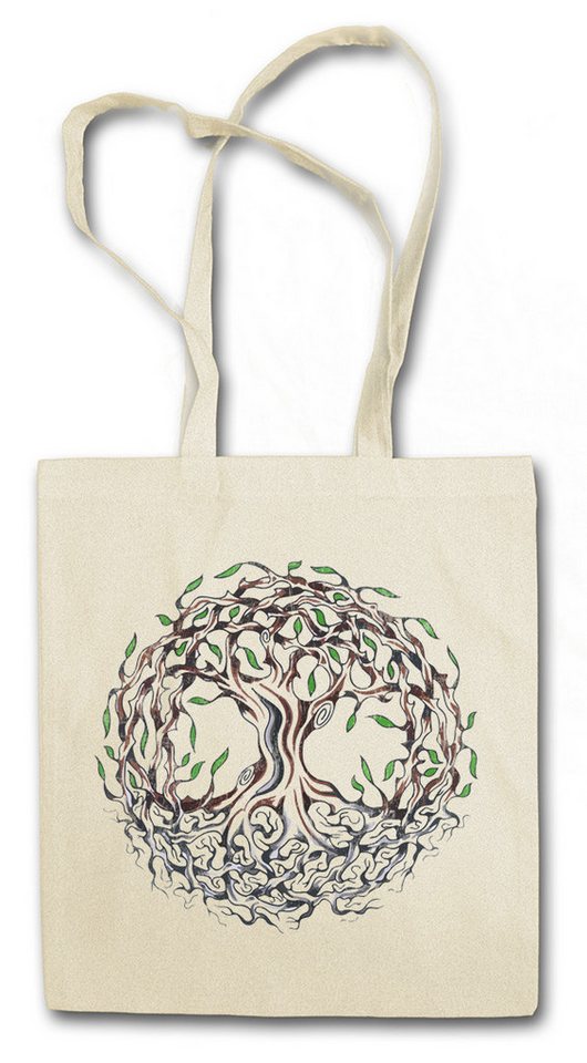 Urban Backwoods Beuteltasche Yggdrasil IX Stofftasche Asen Celtic Irminsul Tree Loki Of Life Thor (1-tlg), Vikings Odhin Wikinger Walhalla von Urban Backwoods