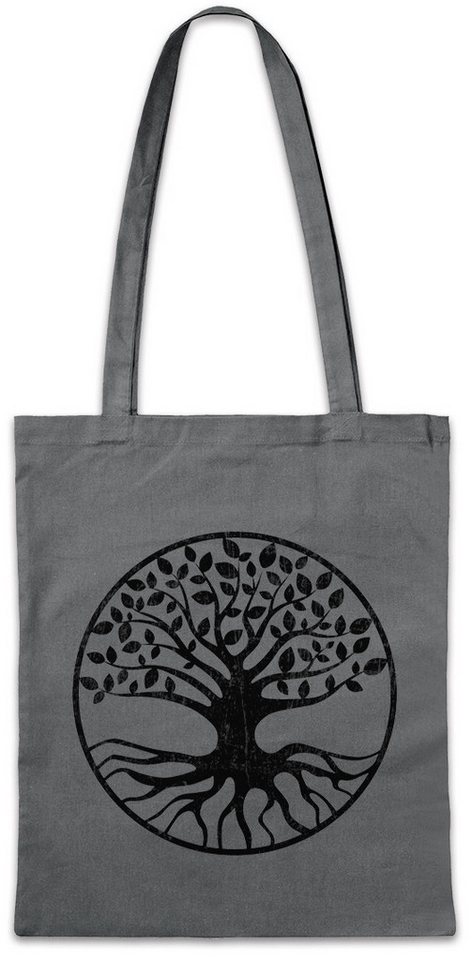 Urban Backwoods Beuteltasche Yggdrasil V Stofftasche Weltenbaum Arsen Tree of Life Walhall Walhalla (1-tlg), Ravens Odin Thor Mjölnir von Urban Backwoods