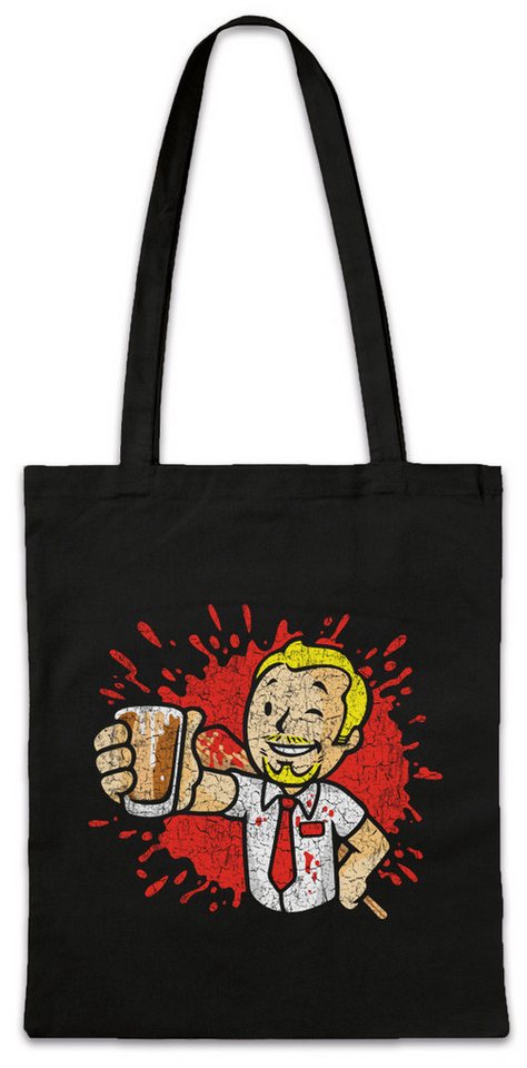 Urban Backwoods Beuteltasche Zombie Boy Stofftasche Zombies Evil Walking Horror Gamer Dead Logo (1-tlg), Vault Gaming Ash Crossover von Urban Backwoods