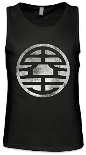 Urban Backwoods Black Son Goku Vintage Herren Männer Tank Top Training Shirt Schwarz Größe 2XL von Urban Backwoods