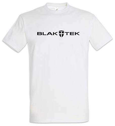 Urban Backwoods Blak Tek Herren T-Shirt Weiß Größe XL von Urban Backwoods