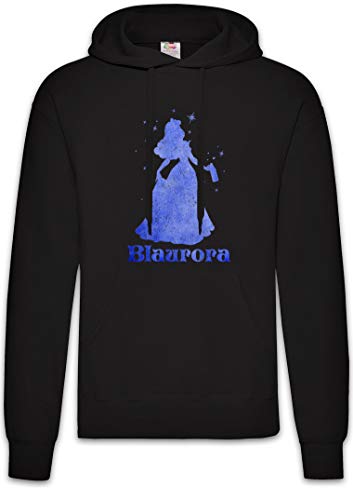 Urban Backwoods Blaurora Hoodie Kapuzenpullover Sweatshirt Schwarz Größe XL von Urban Backwoods