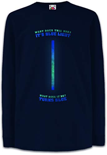 Urban Backwoods Blue Light Kinder Kids Mädchen Jungen Langarm T-Shirt Blau Größe 12 Jahre von Urban Backwoods