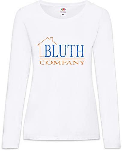 Urban Backwoods Bluth Company Damen Langarm T-Shirt Weiß Größe M von Urban Backwoods