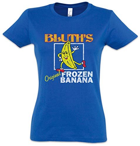 Urban Backwoods Bluth's Original Frozen Banana II Damen T-Shirt Blau Größe XL von Urban Backwoods