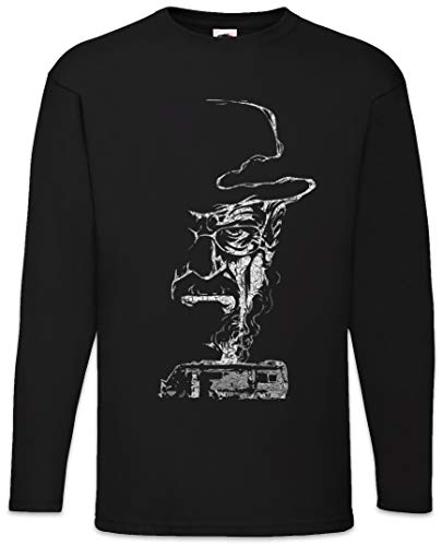 Urban Backwoods Breaking Smoke Herren Langarm T-Shirt Schwarz Größe L von Urban Backwoods