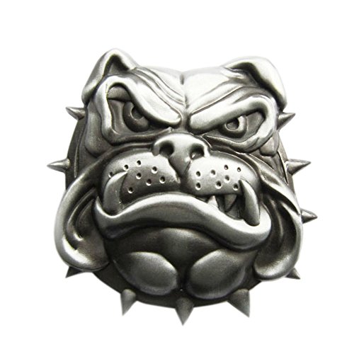 Urban Backwoods Bulldog Head II Gürtelschnalle für Wechselgürtel Buckle von Urban Backwoods