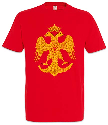 Urban Backwoods Byzantium Eagle Flag I Herren T-Shirt Rot Größe S von Urban Backwoods