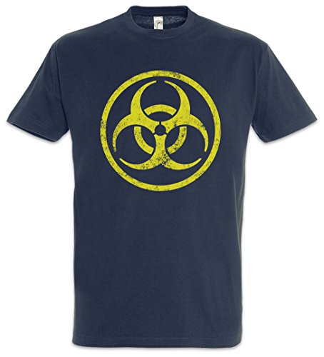 Urban Backwoods CDC Biohazard Logo Herren T-Shirt Blau Größe 2XL von Urban Backwoods