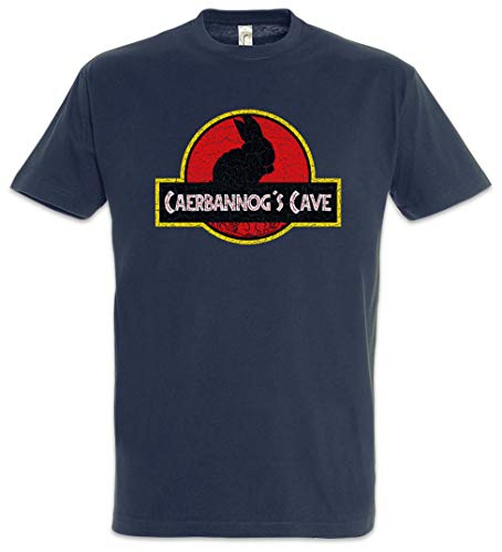 Urban Backwoods Caerbannog's Cave Herren T-Shirt Blau Größe L von Urban Backwoods