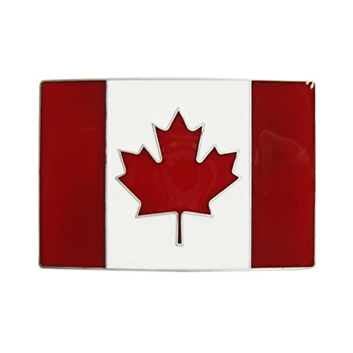 Urban Backwoods Canada Flag Gürtelschnalle für Wechselgürtel Buckle von Urban Backwoods