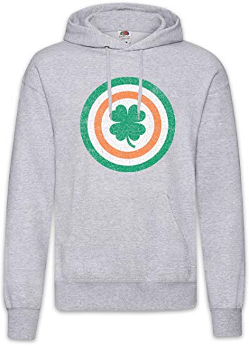 Urban Backwoods Captain Ireland Hoodie Kapuzenpullover Sweatshirt Grau Größe L von Urban Backwoods