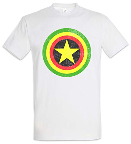 Urban Backwoods Captain Rasta Herren T-Shirt Weiß Größe XL von Urban Backwoods