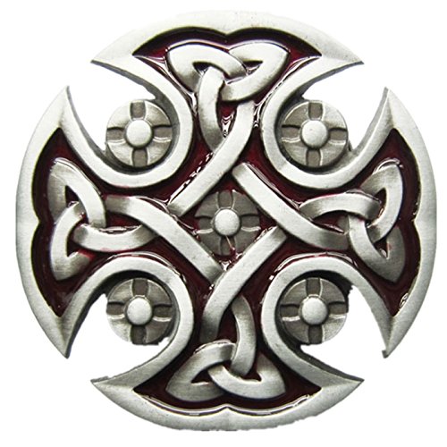 Urban Backwoods Celtic Cross Knotwork II Gürtelschnalle für Wechselgürtel Buckle von Urban Backwoods