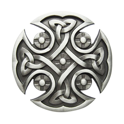 Urban Backwoods Celtic Cross Knotwork III Gürtelschnalle für Wechselgürtel Buckle von Urban Backwoods