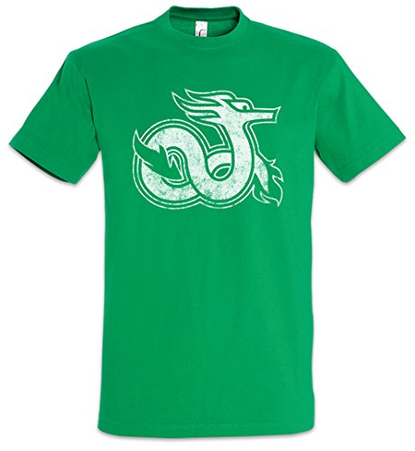 Urban Backwoods Celtic Dragon V Herren T-Shirt Grün Größe M von Urban Backwoods