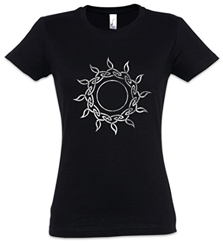 Urban Backwoods Celtic Sun Damen T-Shirt Schwarz Größe XL von Urban Backwoods